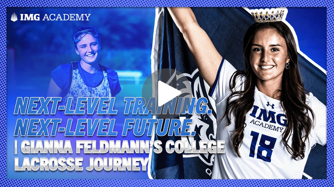 Lacrosse student-athlete at IMG Academy