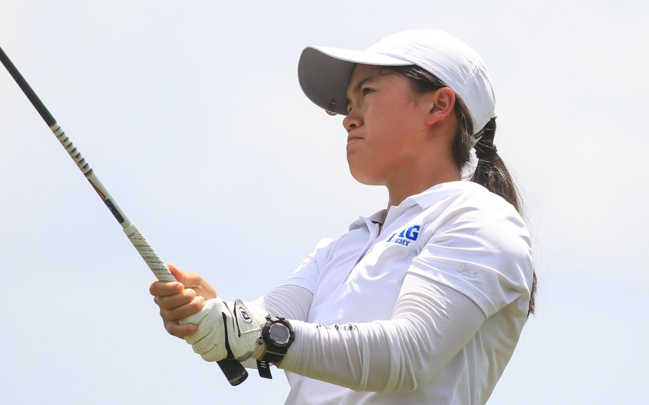 Student Playing Golf